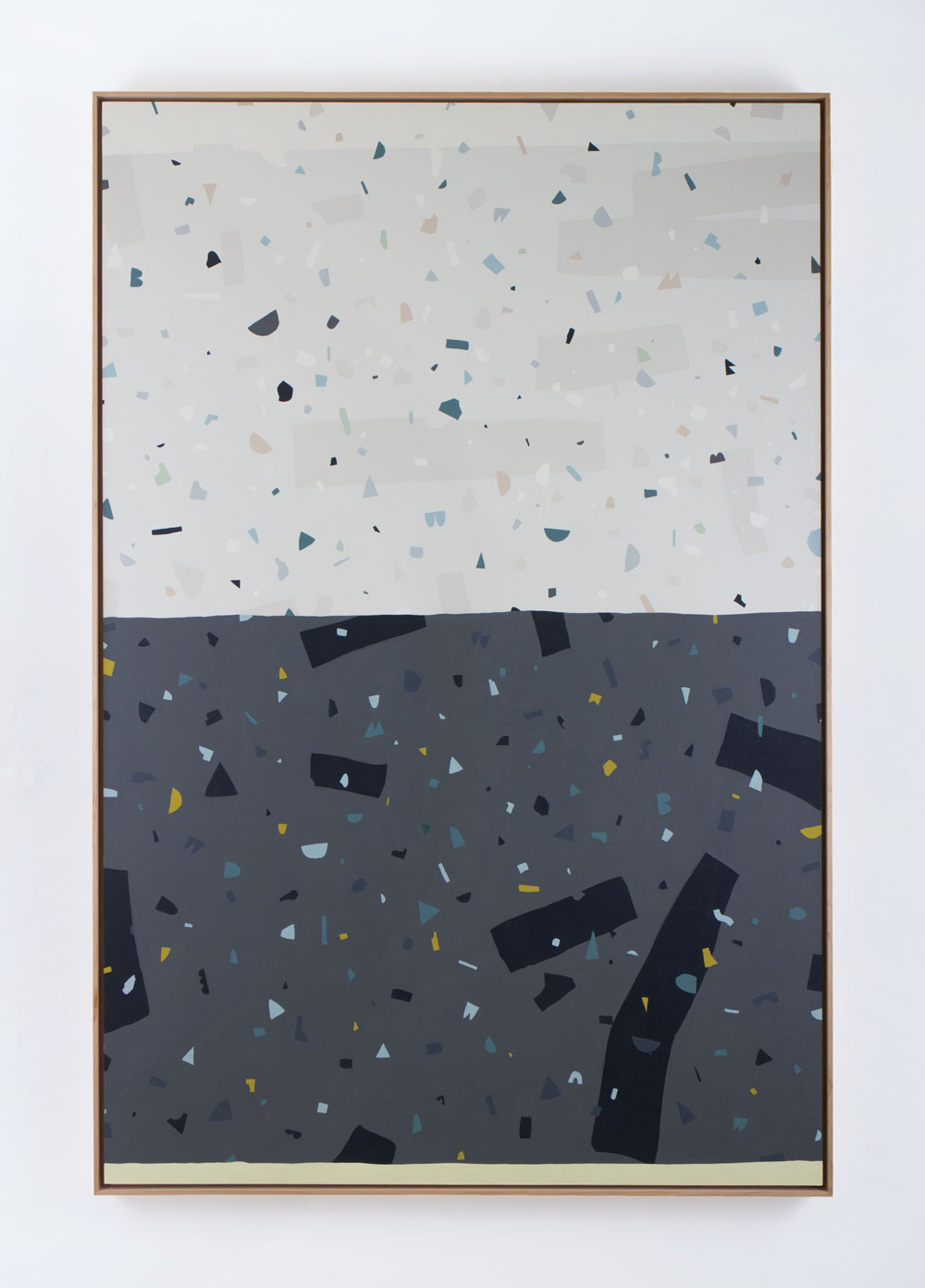 RockSamplesUnderMicroscope_2018_Acryliconpanel_60x40inches